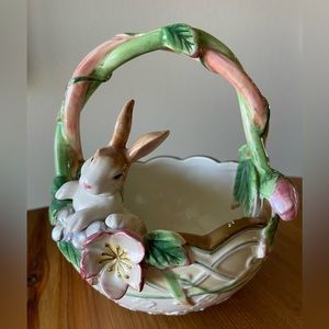 Fitz and Floyd Garden Rhapsody Small Basket